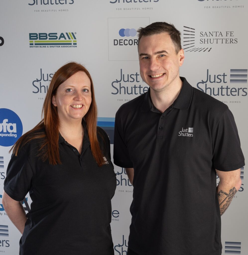 Terry & Hayley Lancaster of Just Shutters Essex