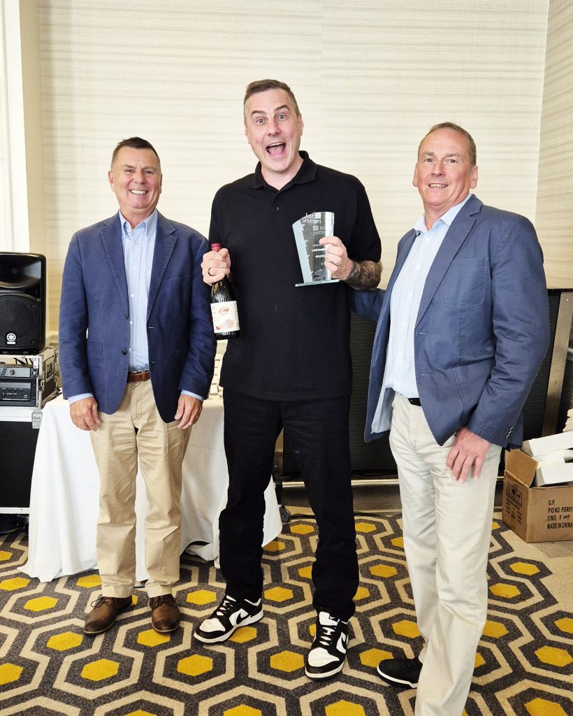 Terry Lancaster awarded at the Just Shutters conference