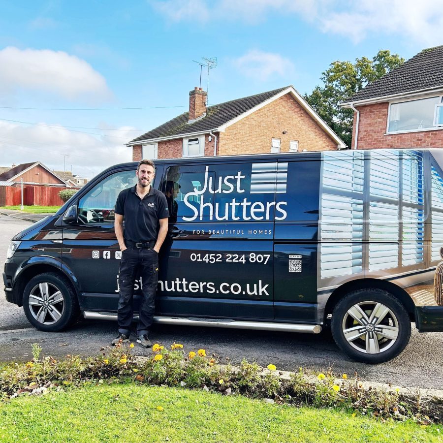Just Shutters Van with Franchisee